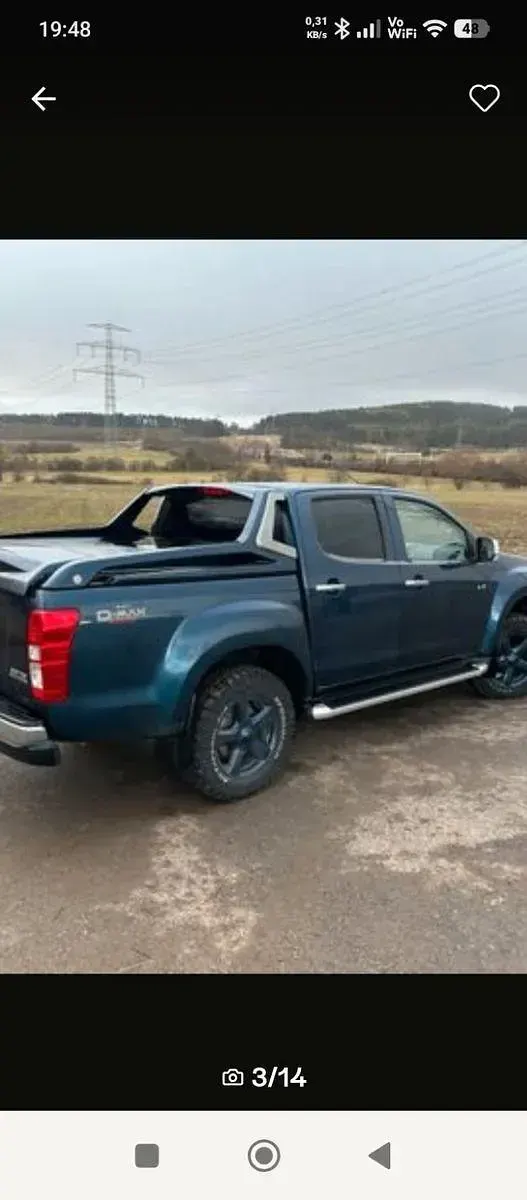 Käytetty Isuzu D-Max 162 HP (119 kW) 2014 Sininen Katumaasturi