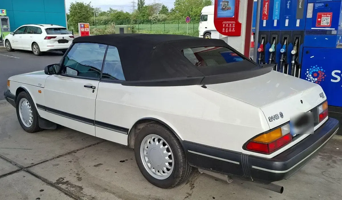 Gebraucht Saab 900 Cabriolet 126 PS (92 kW) 1990 Weiß Cabrio
