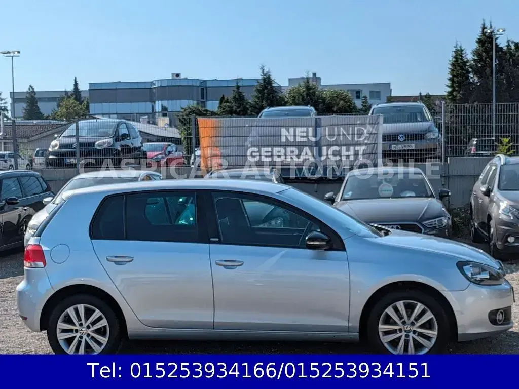 Gebraucht VW Golf VI Style 80 PS (58 kW) 2011 Silber Kleinwagen