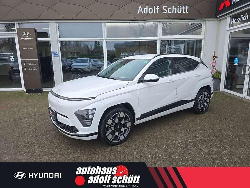 Serenity white Gebraucht 2024 Hyundai Kona Prime SUV | 32.900 € (Etwas zu teuer) - Bild 1/4