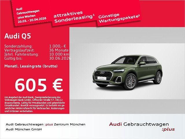 Gebraucht Audi Q5 S-Line 299 PS (219 kW) 2025 Distriktgrün metallic SUV