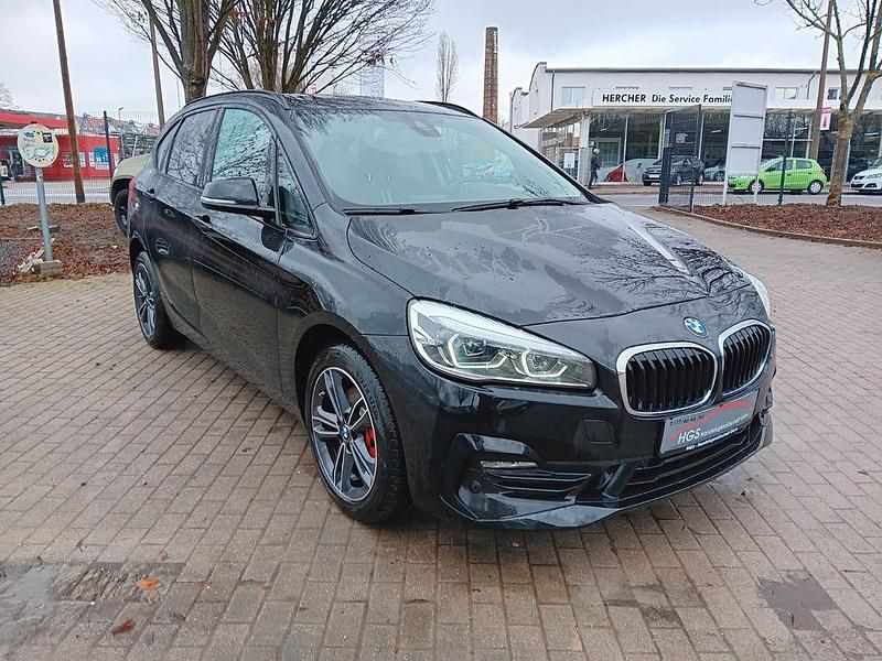 Gebraucht BMW 220 Active Tourer Sport Line 192 PS (141 kW) 2020 Schwarz Van / Kleinbus