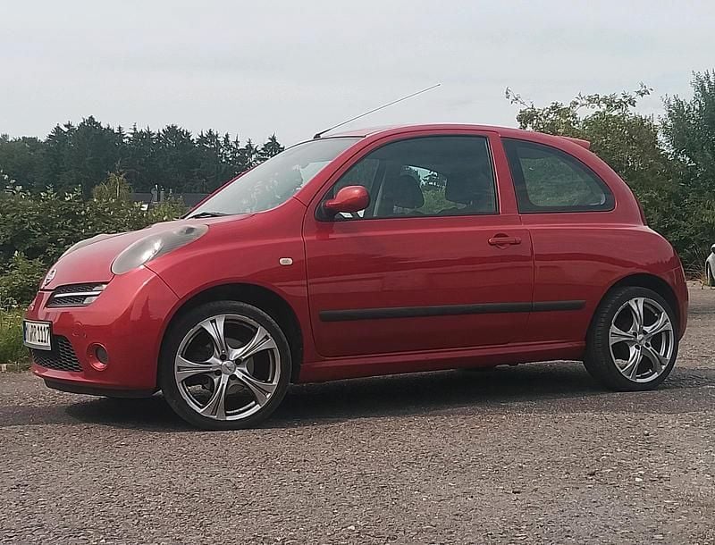 Rot Gebraucht 2007 Nissan Micra Kleinwagen | 1.450 € (Fairer Preis) - Bild 1/4