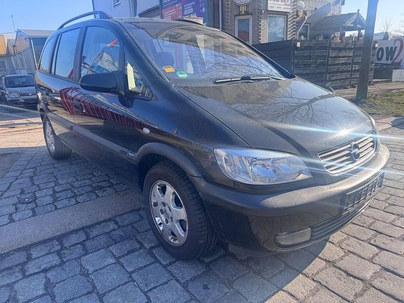 Gebraucht Opel Zafira Elegance 125 PS (91 kW) 2003 Schwarz Van / Kleinbus
