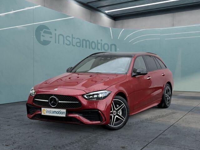 Gebraucht Mercedes C220 AMG line 200 PS (147 kW) 2024 Rot Kombi