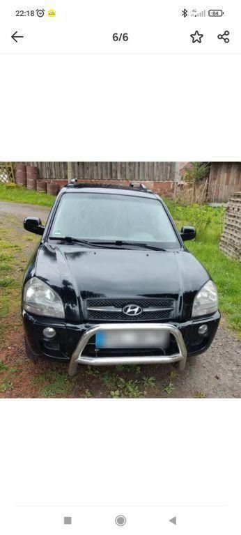 Schwarz Gebraucht 2008 Hyundai Tucson GLS SUV | 2.600 € (Guter Preis) - Bild 1/4