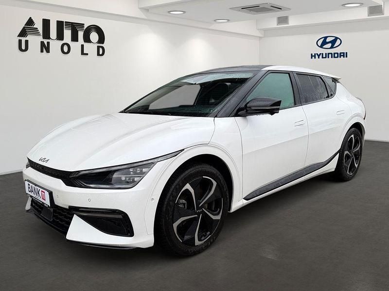 Weiß Gebraucht 2023 Kia EV6 GT-Line SUV | 43.790 € (Teuer) - Bild 1/4
