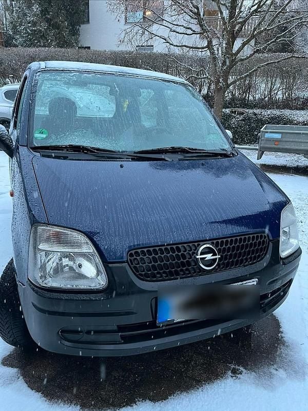 Blau Gebraucht 2003 Opel Agila Kleinwagen | 1.200 € (Fairer Preis) - Bild 1/4