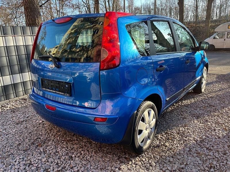 Gebraucht Nissan Note Visia 88 PS (64 kW) 2008 Blau Kleinwagen