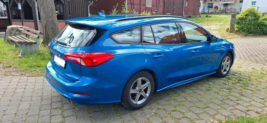 Brugt Ford Focus ST-Line 182 HK (133 kW) 2019 Blå Stationcar