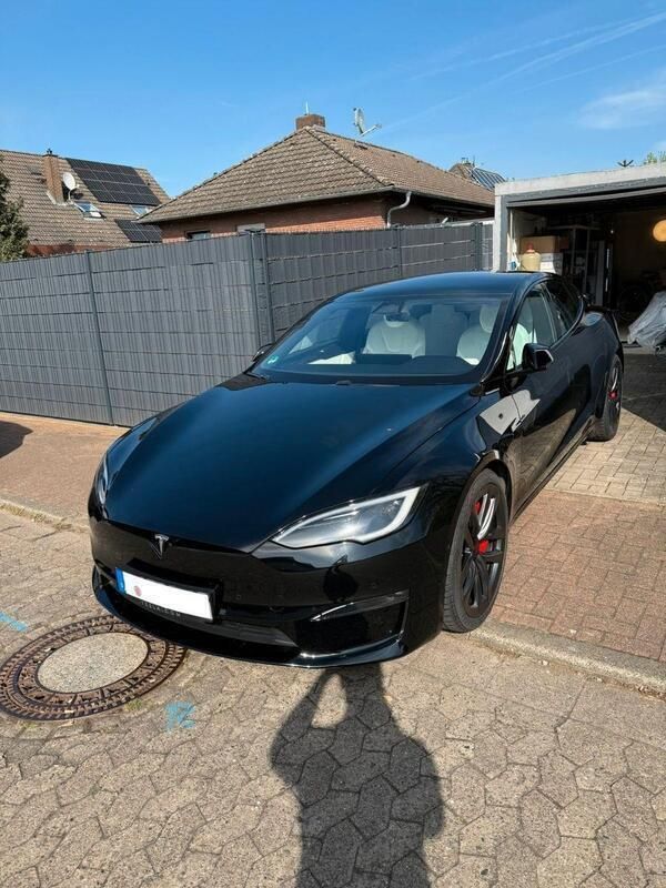 Schwarz Gebraucht 2022 Tesla Model S Plaid Limousine | 94.999 € - Bild 1/4