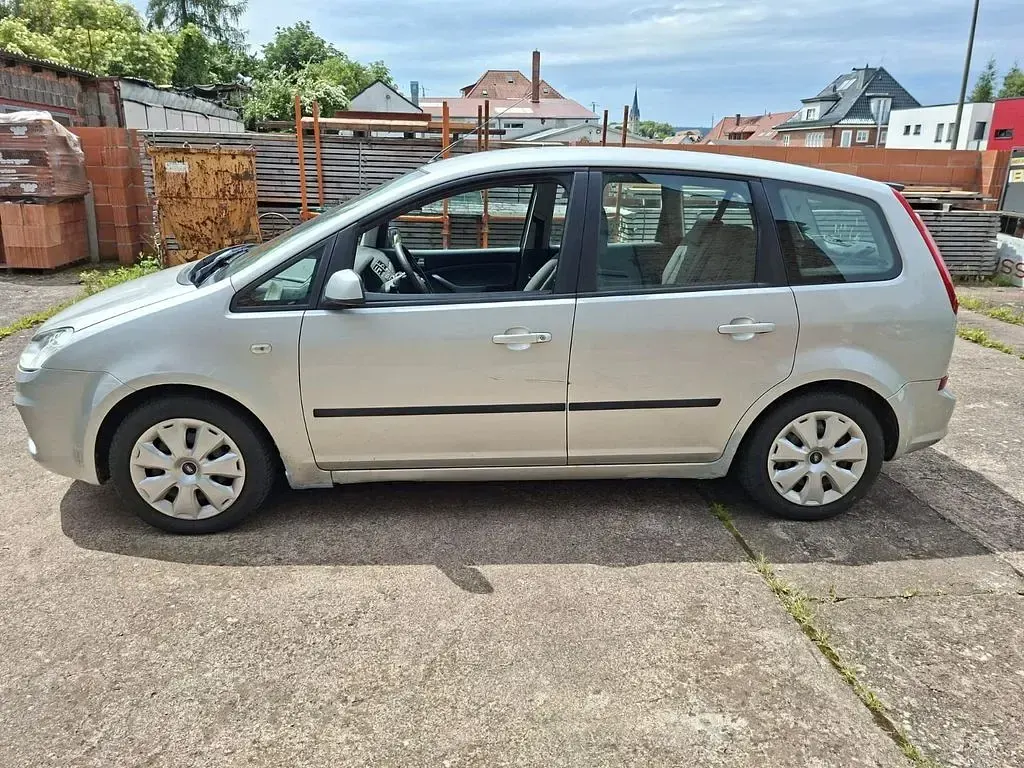 Gebraucht Ford C-MAX Ambiente 101 PS (74 kW) 2008 Silber Van / Kleinbus