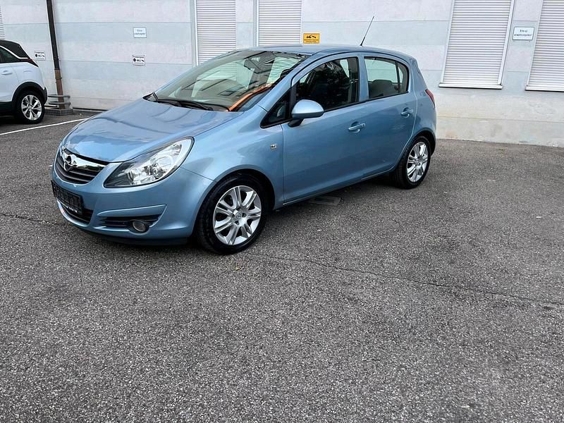 Blau Gebraucht 2008 Opel Corsa Kleinwagen | 1.000 € (Superpreis) - Bild 1/4