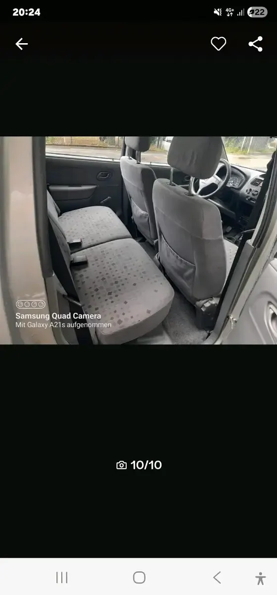 Gebraucht Opel Agila 60 PS (44 kW) 2001 Silber Van / Kleinbus