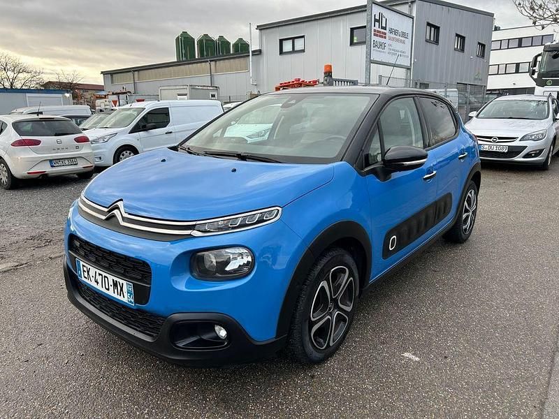 Blau Gebraucht 2017 Citroën C3 Shine Limousine | 5.990 € (Guter Preis) - Bild 1/4