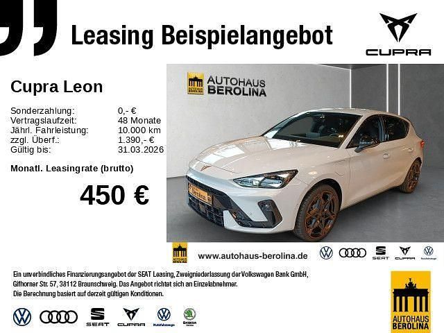 Neu Cupra Leon VZ 272 PS (200 kW) 2026 Glacial weiß metallic Limousine