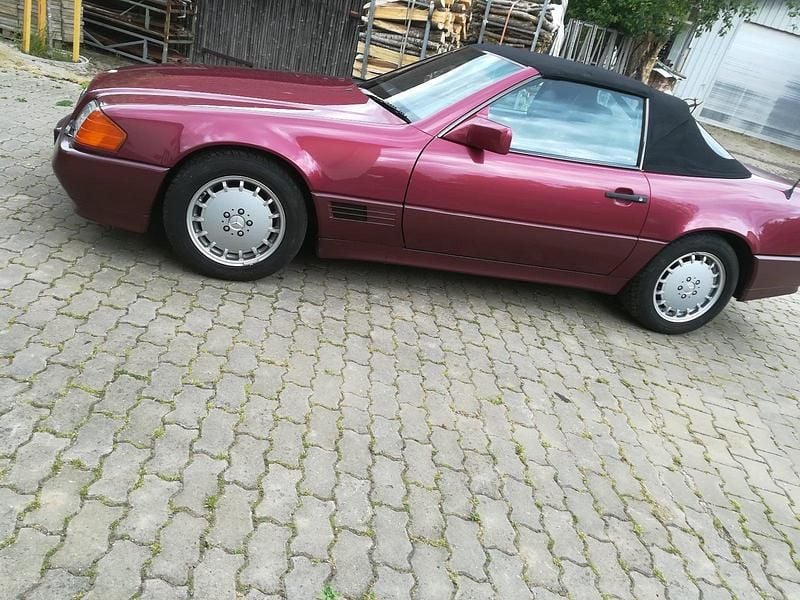 Gebraucht Mercedes SL300 231 PS (169 kW) 1990 Rot Cabrio