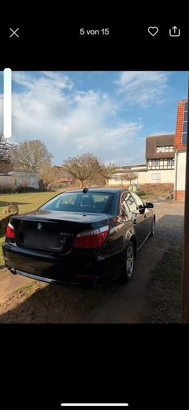 Gebraucht BMW 520 170 PS (125 kW) 2008 Schwarz Limousine