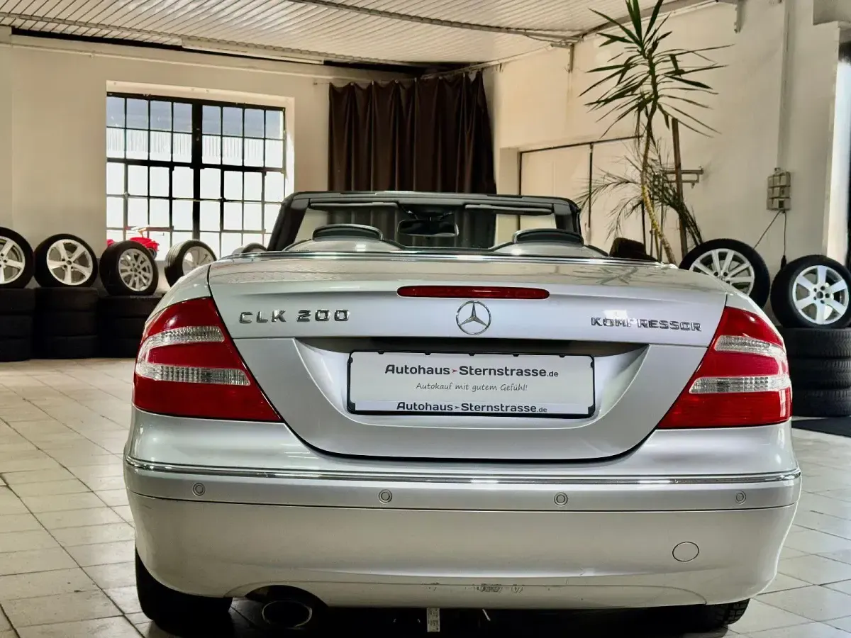 Gebraucht Mercedes CLK200 Elegance 163 PS (119 kW) 2005 Silber Cabrio