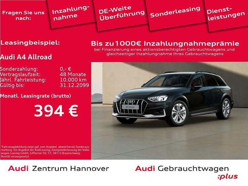 Brillantschwarz Gebraucht 2023 Audi A4 Allroad Ambiente Kombi | 32.850 € (Superpreis) - Bild 1/4