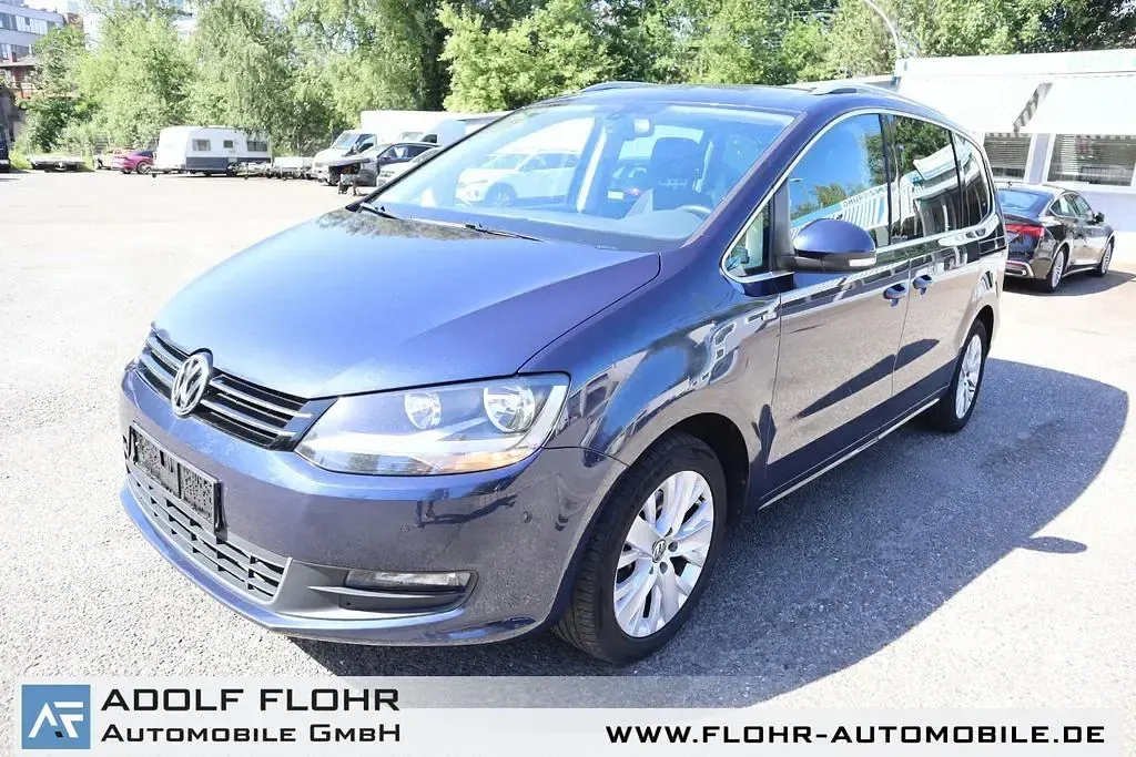 Gebraucht VW Sharan Comfortline 150 PS (110 kW) 2013 Night blue Van / Kleinbus