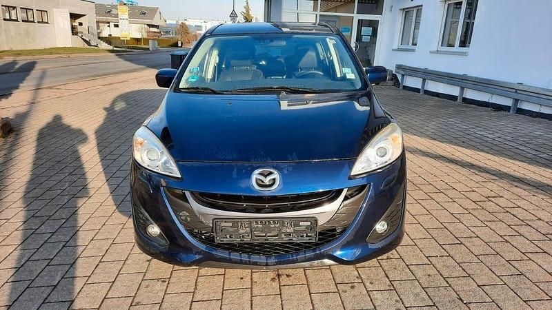 Gebraucht Mazda 5 Sports-Line 150 PS (110 kW) 2010 Blau Van / Kleinbus