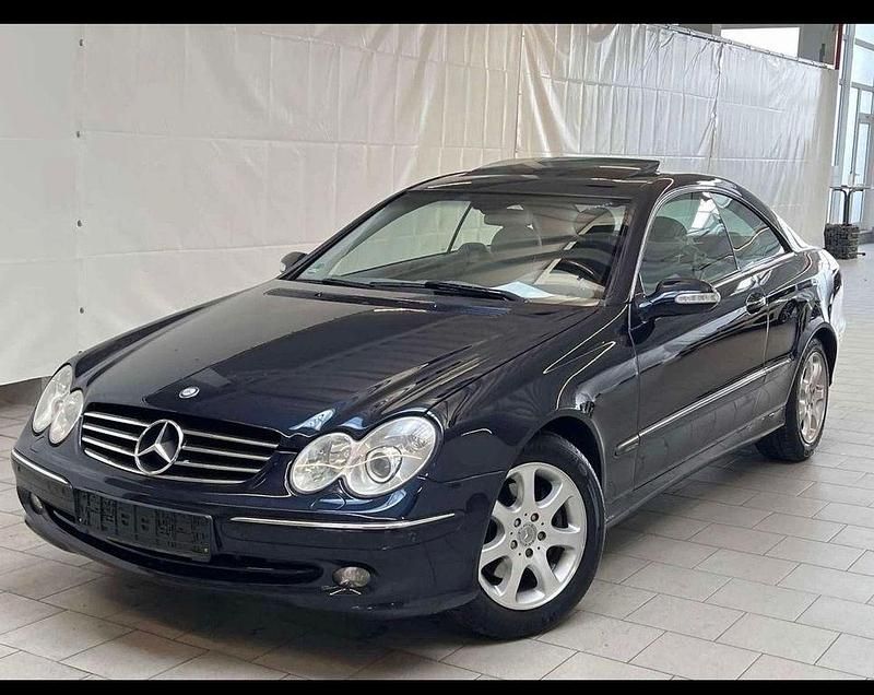 Blau Gebraucht 2003 Mercedes CLK320 Elegance Coupé | 4.500 € (Fairer Preis) - Bild 1/4