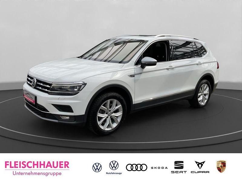 Weiss Gebraucht 2021 VW Tiguan Allspace Highline SUV | 33.980 € (Guter Preis) - Bild 1/4