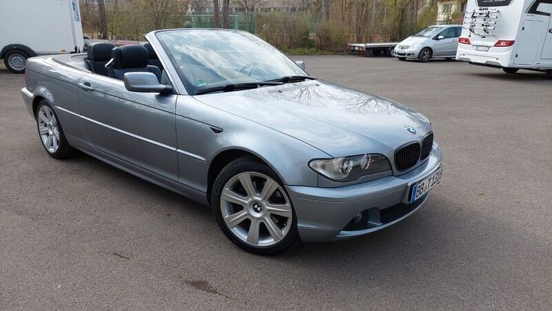 Silber Gebraucht 2003 BMW 320 Cabriolet Cabrio | 9.300 € (Fairer Preis) - Bild 1/4
