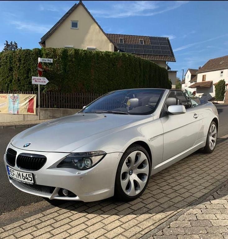 Silber Gebraucht 2004 BMW 645 Cabriolet Cabrio | 8.400 € (Fairer Preis) - Bild 1/4