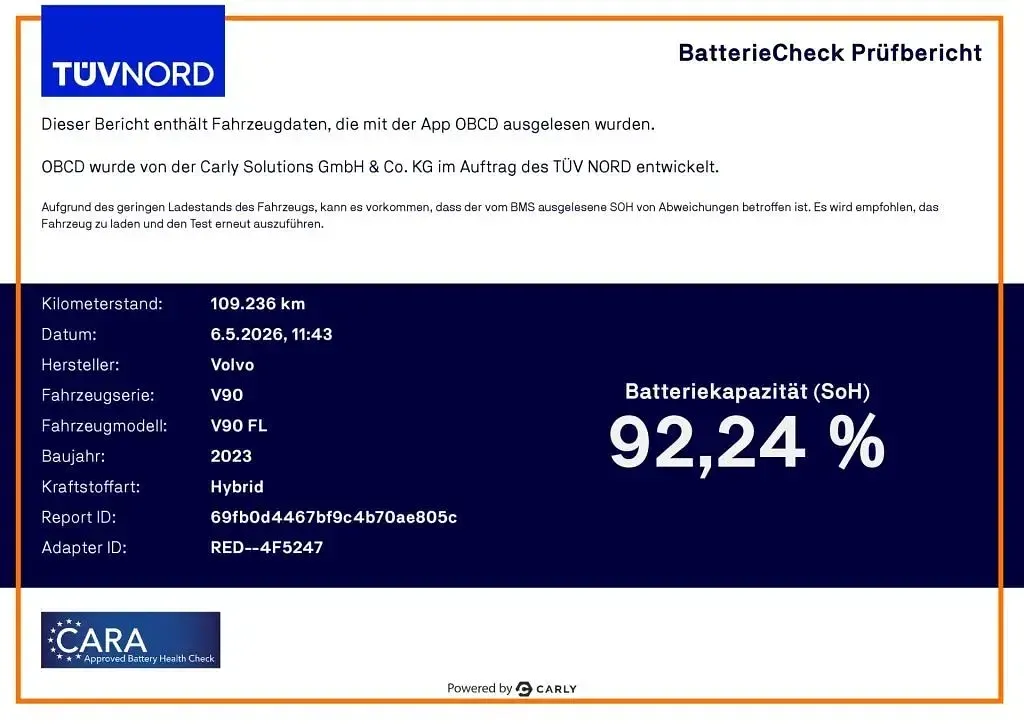 Gebraucht Volvo V90 Plus 310 PS (228 kW) 2022 Schwarz Kombi