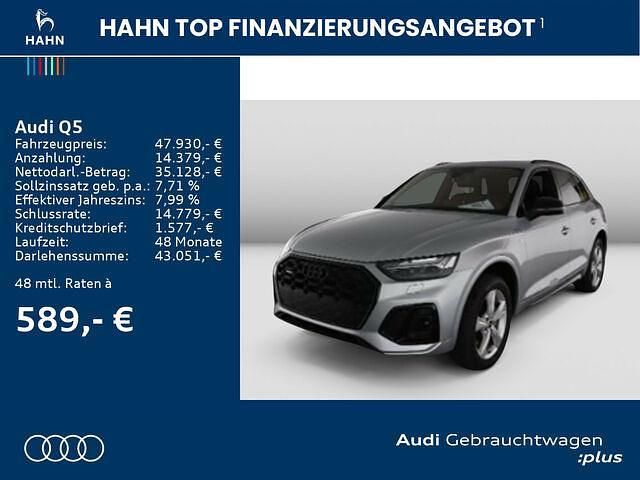 Gebraucht Audi Q5 S-Line 204 PS (150 kW) 2024 Silber SUV