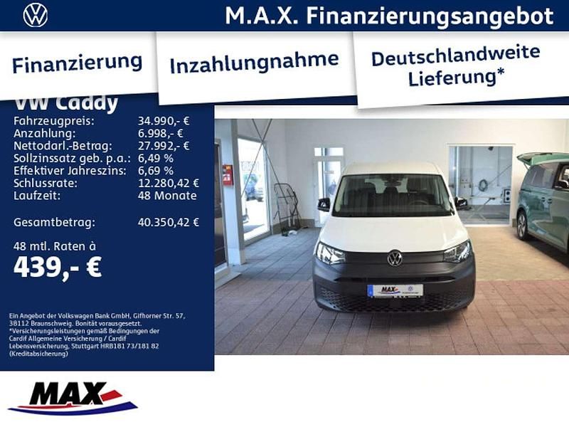Gebraucht VW Caddy 122 PS (89 kW) 2025 Weiß Van / Kleinbus