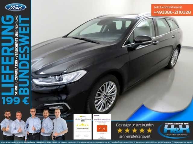 Obsidianschwarz Gebraucht 2021 Ford Mondeo Titanium | 22.339 € (Fairer Preis) - Bild 1/3