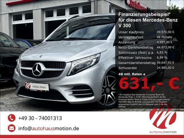 Brillantsilber metallic Gebraucht 2020 Mercedes V300 Avantgarde Van / Kleinbus | 49.970 € (Fairer Preis) - Bild 1/4