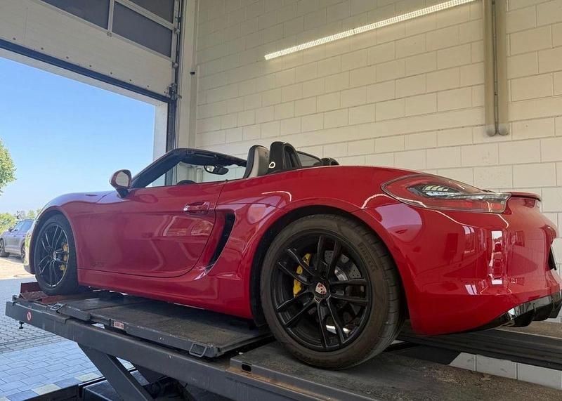 Rot Gebraucht 2014 Porsche Boxster Cabrio | 74.981 € - Bild 1/4