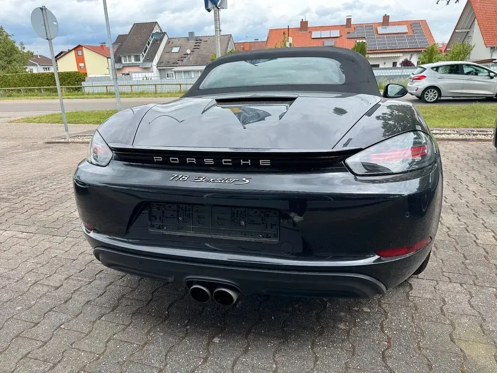 Occasion Porsche 718 Boxster S 349 ch (256 kW) 2017 Noir Cabriolet