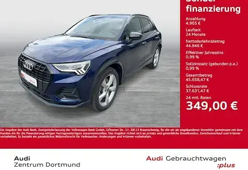 Gebraucht Audi Q3 Advanced Plus 245 PS (180 kW) 2025 Blau SUV