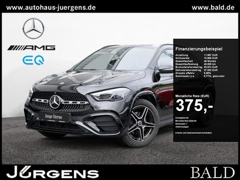 Schwarz nachtschwarz Gebraucht 2024 Mercedes GLA200 AMG SUV | 39.890 € (Fairer Preis) - Bild 1/4