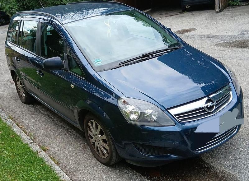 Blau Gebraucht 2012 Opel Zafira Family Van / Kleinbus | 4.400 € (Fairer Preis) - Bild 1/4