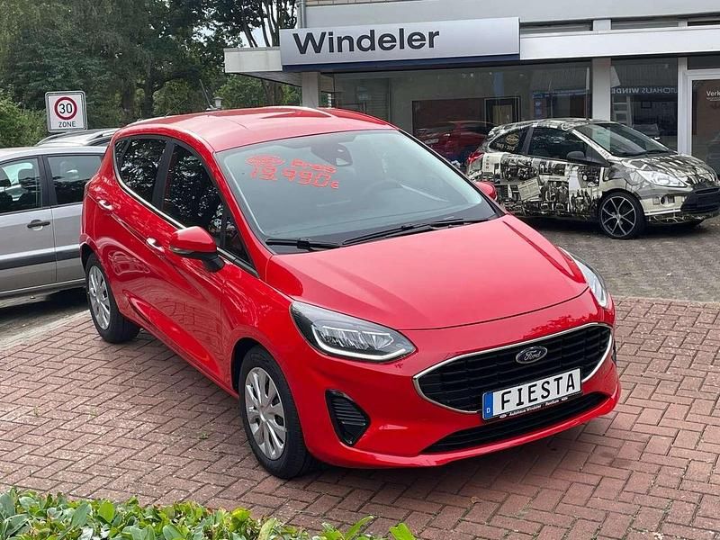 Rot Gebraucht 2022 Ford Fiesta Cool & Connect Kleinwagen | 17.990 € (Teuer) - Bild 1/4