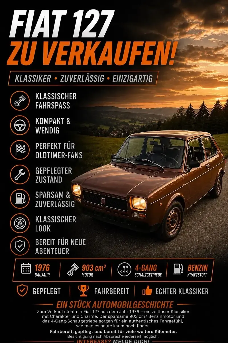 Gebraucht Fiat 127 45 PS (33 kW) 1978 Braun Kleinwagen