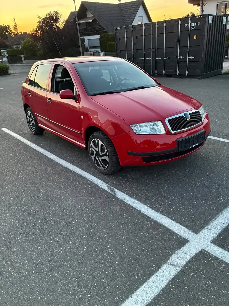 Gebraucht Skoda Fabia 55 PS (40 kW) 2003 Rot Kleinwagen