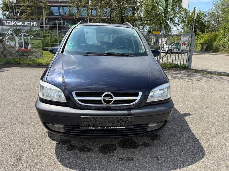 Gebraucht Opel Zafira Basis 97 PS (71 kW) 2003 Blau Van / Kleinbus