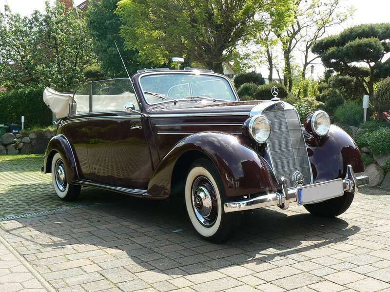 Rot Gebraucht 1950 Mercedes 170 Cabrio | 149.000 € - Bild 1/4