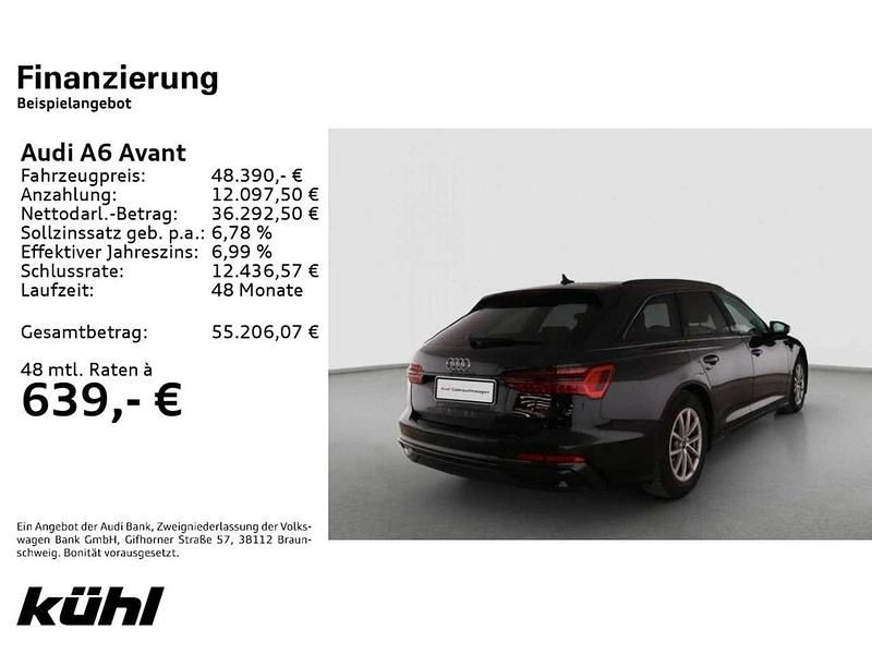 Gebraucht Audi A6 S-Line 204 PS (150 kW) 2025 Mythosschwarz metallic Kombi