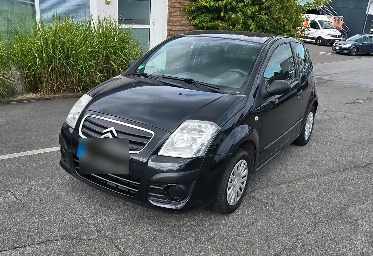 Gebraucht Citroën C2 60 PS (44 kW) 2009 Schwarz Kleinwagen