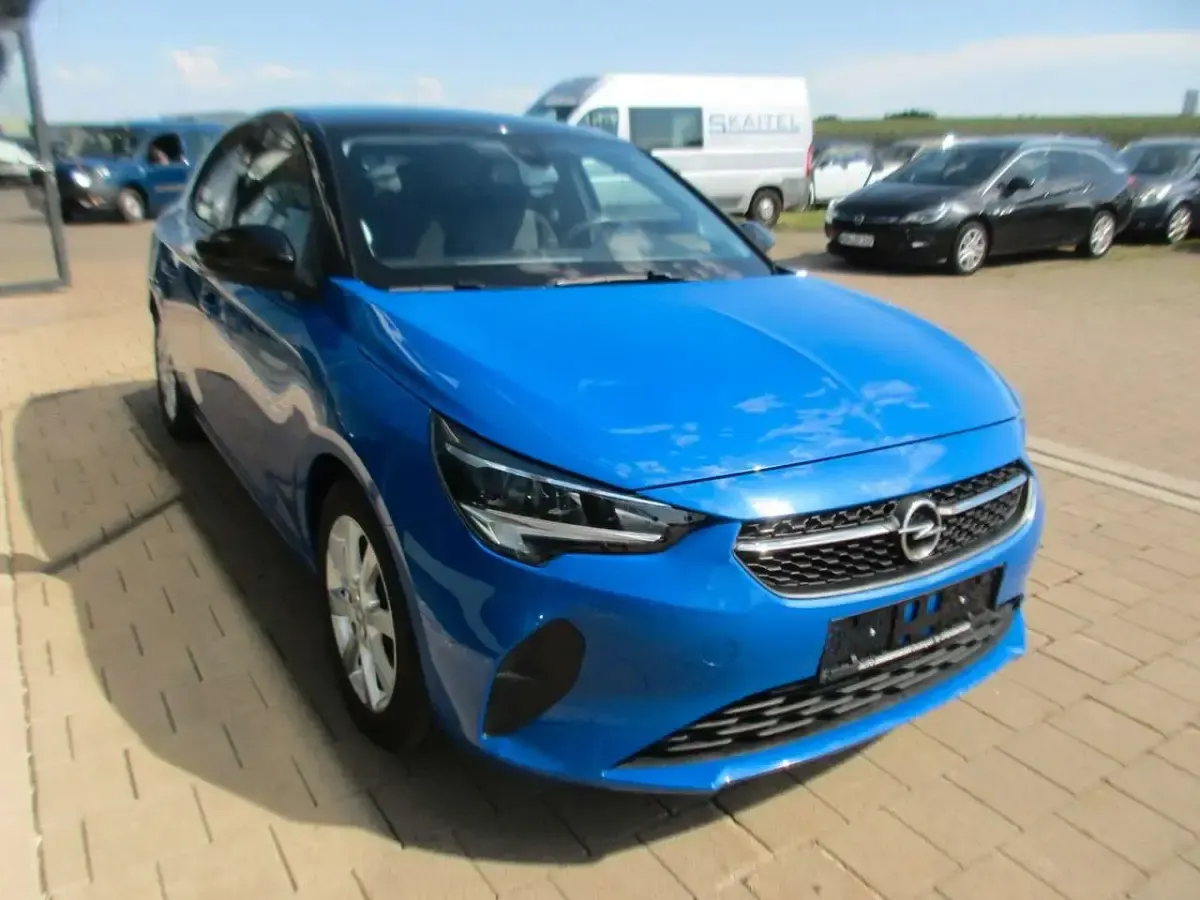 Gebraucht Opel Corsa Style 101 PS (74 kW) 2021 Perl blau/voltaik blau/dach sc Kleinwagen