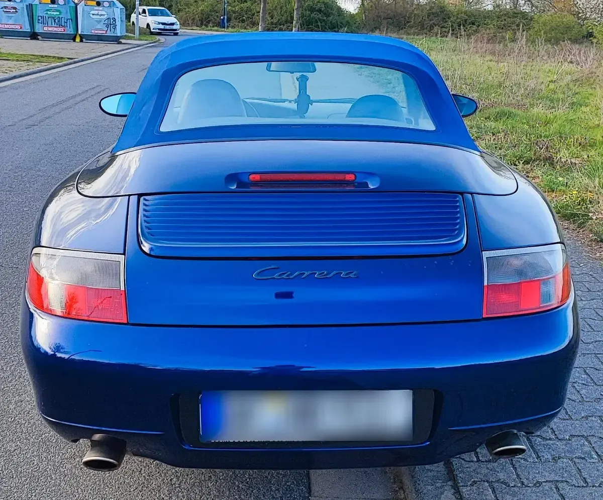 Gebraucht Porsche 911 Carrera Cabriolet 300 PS (220 kW) 2001 Blau Cabrio