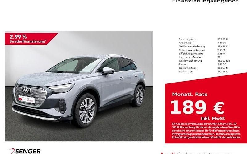 Gebraucht Audi Q4 e-tron Sport 150 kW (204 PS) 2023 Kieselgrau SUV
